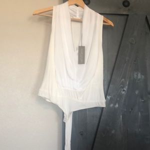 NWT Eva Mendes sleeveless bodysuit